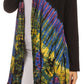 Sakkas Anjali Long Sleeve Draped Tie Dye Cardigan