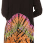 Sakkas Anjali Long Sleeve Draped Tie Dye Cardigan