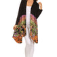 Sakkas Anjali Long Sleeve Draped Tie Dye Cardigan