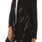 Sakkas Anjali Long Sleeve Draped Tie Dye Cardigan