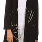 Sakkas Anjali Long Sleeve Draped Tie Dye Cardigan