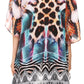Sakkas Denora Women's Casual Draped Kimono Short Sleeve Boho Open Front Cardigan