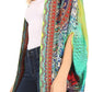 Sakkas Jenna Women's Casual Boho Sheer Kimono Loose Cardigan Cape Trendy Printed