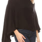 Sakkas Laurel Women's Super Soft Lightweight Cape Poncho Blanket Shawl Pullover