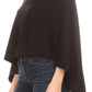 Sakkas Laurel Women's Super Soft Lightweight Cape Poncho Blanket Shawl Pullover
