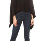 Sakkas Laurel Women's Super Soft Lightweight Cape Poncho Blanket Shawl Pullover