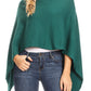 Sakkas Laurel Women's Super Soft Lightweight Cape Poncho Blanket Shawl Pullover