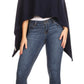 Sakkas Laurel Women's Super Soft Lightweight Cape Poncho Blanket Shawl Pullover