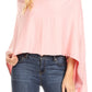 Sakkas Laurel Women's Super Soft Lightweight Cape Poncho Blanket Shawl Pullover