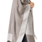 Sakkas Avi Women's Reversible Open Front Poncho Cardigan Ruana Cape Shawl W/Fringe