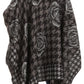 Sakkas Lupe Womens Reversible Poncho Wrap Cape Shawl Sweater Coat Cardigan Pattern