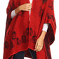 Sakkas Lupe Womens Reversible Poncho Wrap Cape Shawl Sweater Coat Cardigan Pattern
