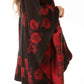Sakkas Lupe Womens Reversible Poncho Wrap Cape Shawl Sweater Coat Cardigan Pattern