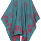 Sakkas Lupe Womens Reversible Poncho Wrap Cape Shawl Sweater Coat Cardigan Pattern