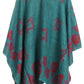 Sakkas Lupe Womens Reversible Poncho Wrap Cape Shawl Sweater Coat Cardigan Pattern