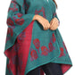 Sakkas Lupe Womens Reversible Poncho Wrap Cape Shawl Sweater Coat Cardigan Pattern