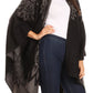Sakkas Lupe Womens Reversible Poncho Wrap Cape Shawl Sweater Coat Cardigan Pattern