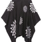 Sakkas Lupe Womens Reversible Poncho Wrap Cape Shawl Sweater Coat Cardigan Pattern