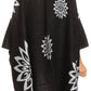 Sakkas Lupe Womens Reversible Poncho Wrap Cape Shawl Sweater Coat Cardigan Pattern