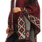 Sakkas Lupe Womens Reversible Poncho Wrap Cape Shawl Sweater Coat Cardigan Pattern