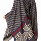Sakkas Lupe Womens Reversible Poncho Wrap Cape Shawl Sweater Coat Cardigan Pattern