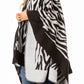 Sakkas Lupe Womens Reversible Poncho Wrap Cape Shawl Sweater Coat Cardigan Pattern