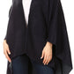 Sakkas Mari Women's Reversible Large Poncho Shawl Wrap Scarf Cape Ruana Blanket