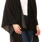 Sakkas Mari Women's Reversible Large Poncho Shawl Wrap Scarf Cape Ruana Blanket