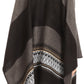 Sakkas Mari Women's Reversible Large Poncho Shawl Wrap Scarf Cape Ruana Blanket