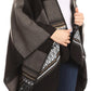 Sakkas Mari Women's Reversible Large Poncho Shawl Wrap Scarf Cape Ruana Blanket