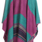 Sakkas Mari Women's Reversible Large Poncho Shawl Wrap Scarf Cape Ruana Blanket