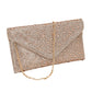 Bling Stone Studded Flap Envelop Evening Clutch Bag / Crossbody Bag