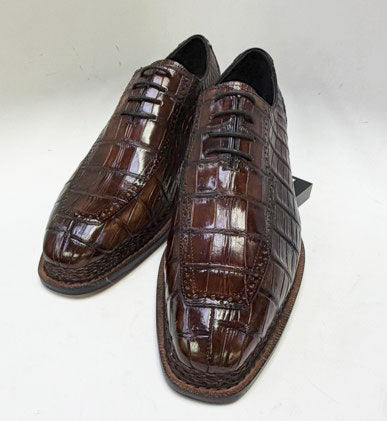 Maurice Chancellor Alligator Oxford - Marrón