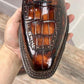 Maurice Chancellor Alligator Oxford - Cognac