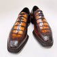 Maurice Chancellor II Alligator Oxford - Cognac