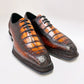 Maurice Chancellor II Alligator Oxford - Cognac