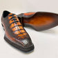 Maurice Chancellor II Alligator Oxford - Cognac