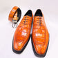 Maurice Chancellor Alligator Oxford - Mandarina