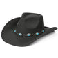 C.C Trim Band Vegan Felt Cowboy Hat