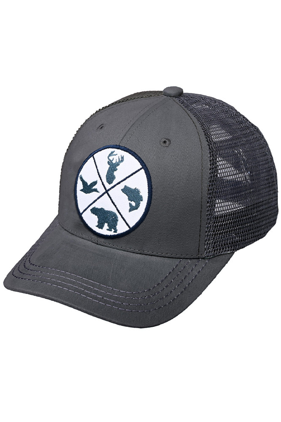 C.C Wild Animal Symbol Embroidery Patch Ball Cap