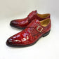 Maurice Charlotte Alligator Monkstrap - Borgoña