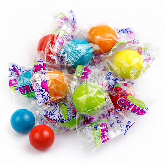 Chicles extra ácidos Cry Baby – Envueltos individualmente – Bolsa de gran valor
