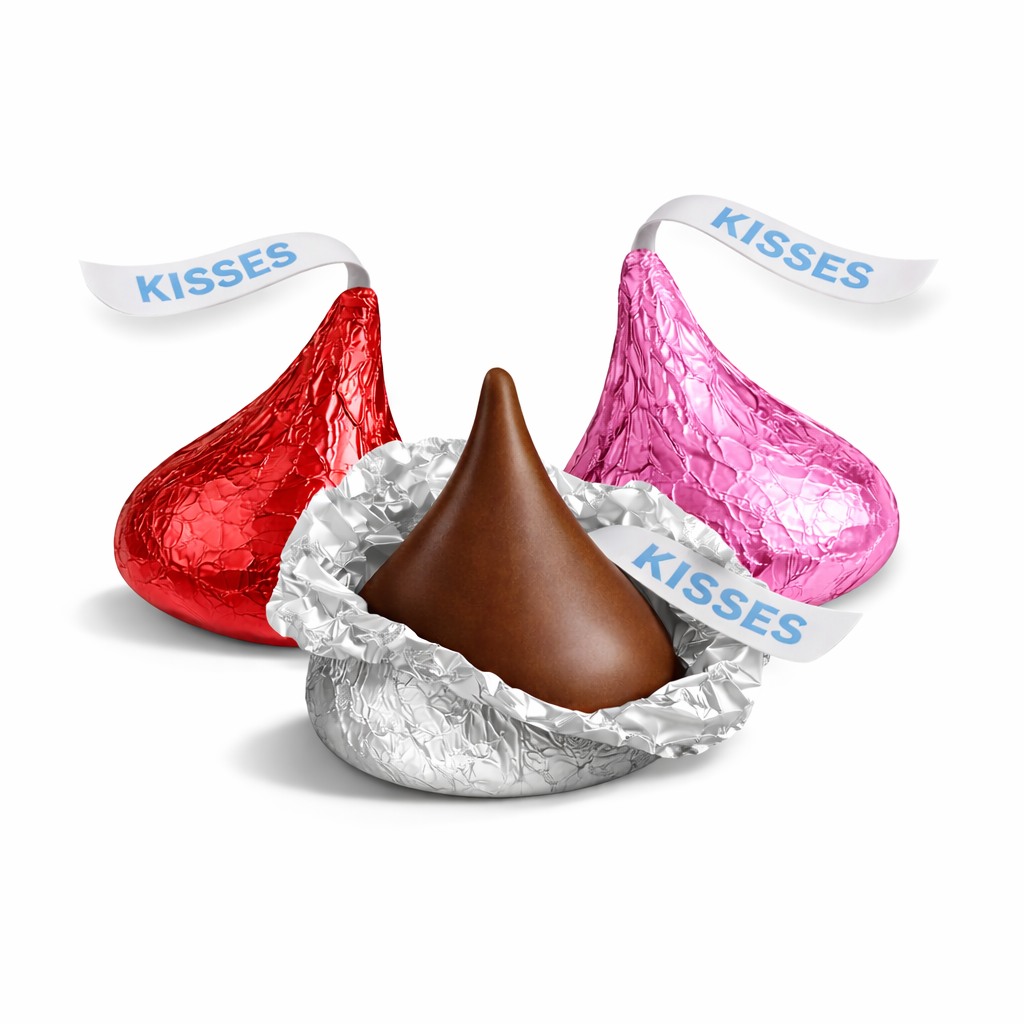 Hershey’s Kisses Chocolate con Leche – Edición San Valentín – Bolsa a Granel Económica