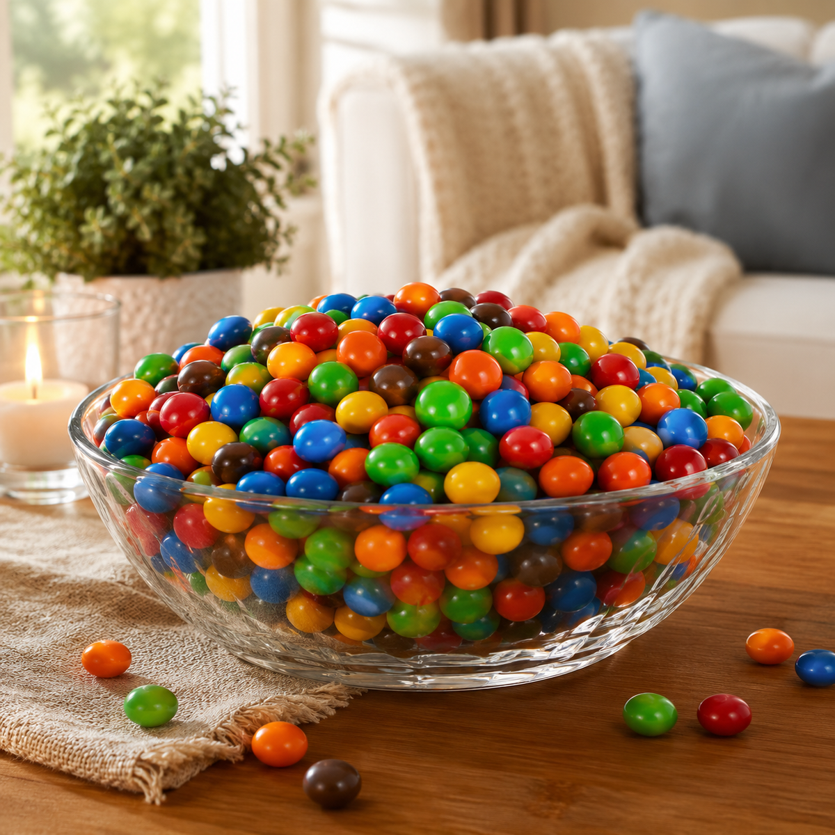 Caramelos de chocolate con leche Micro Gemas – Colores del arcoíris – Bolsa de valor a granel