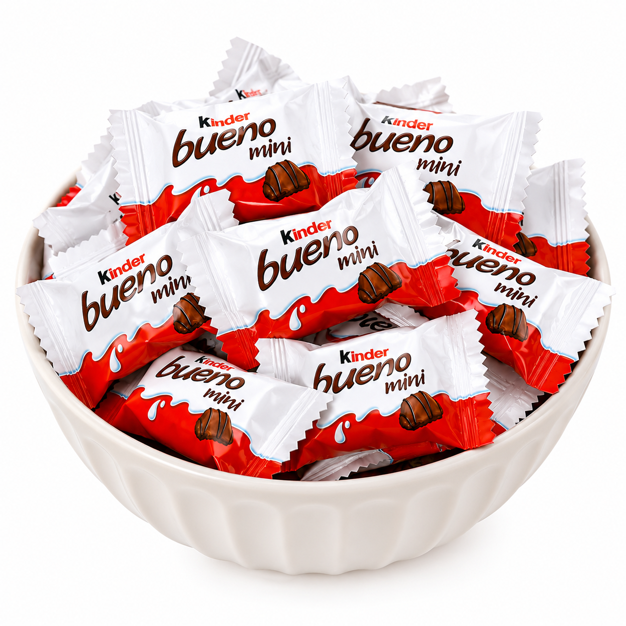 Kinder Bueno Minis – Crispy Milk Chocolate Wafer with Hazelnut Cream – Bulk Value Bag