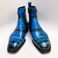Maurice Chicago Alligator Boot - Blue