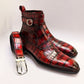 Maurice Chicago Custom Made Alligator Boot - Rust