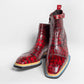 Bota de caimán Maurice Chicago - Borgoña