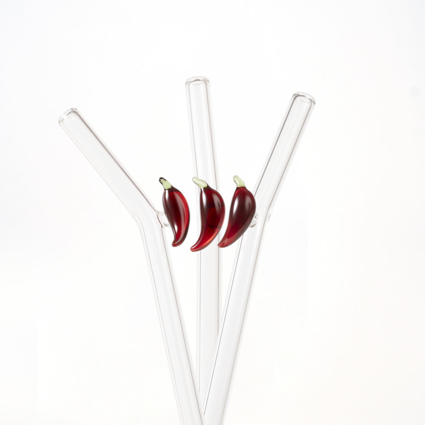 Chili Pepper Glass Straw