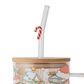 Christmas Themed Glass Straws